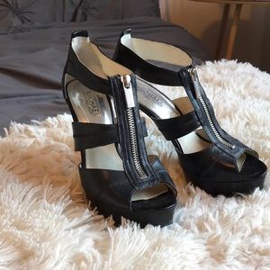 Michael Kors caged platform heels